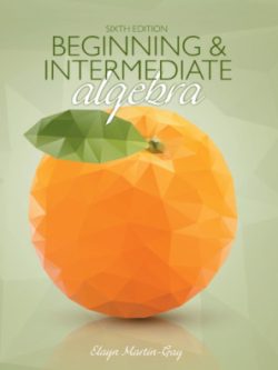 Beginning and Intermediate Algebra (6th Edition)