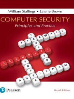 Computer Security; Principles and Practice (4th Edition)
