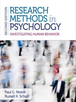 Research Methods in Psychology; Investigating Human Behavior (2nd Edition)