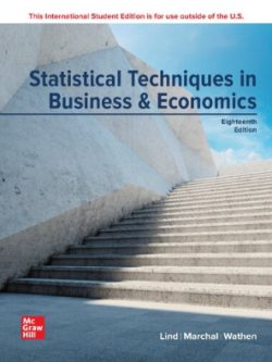 Statistical Techniques in Business and Economics (18th Edition)